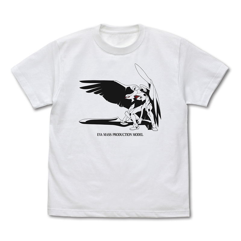 Evangelion - Neon Genesis Evangelion: The Movie Eva Mass Production Model T-shirt (White | Size S) image 1