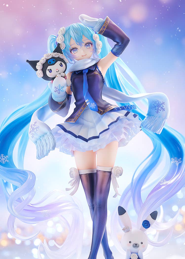 Character Vocal Series 01 Hatsune Miku 1/7 Scale Pre-Painted Figure: Snow Miku x Kuromi image 12