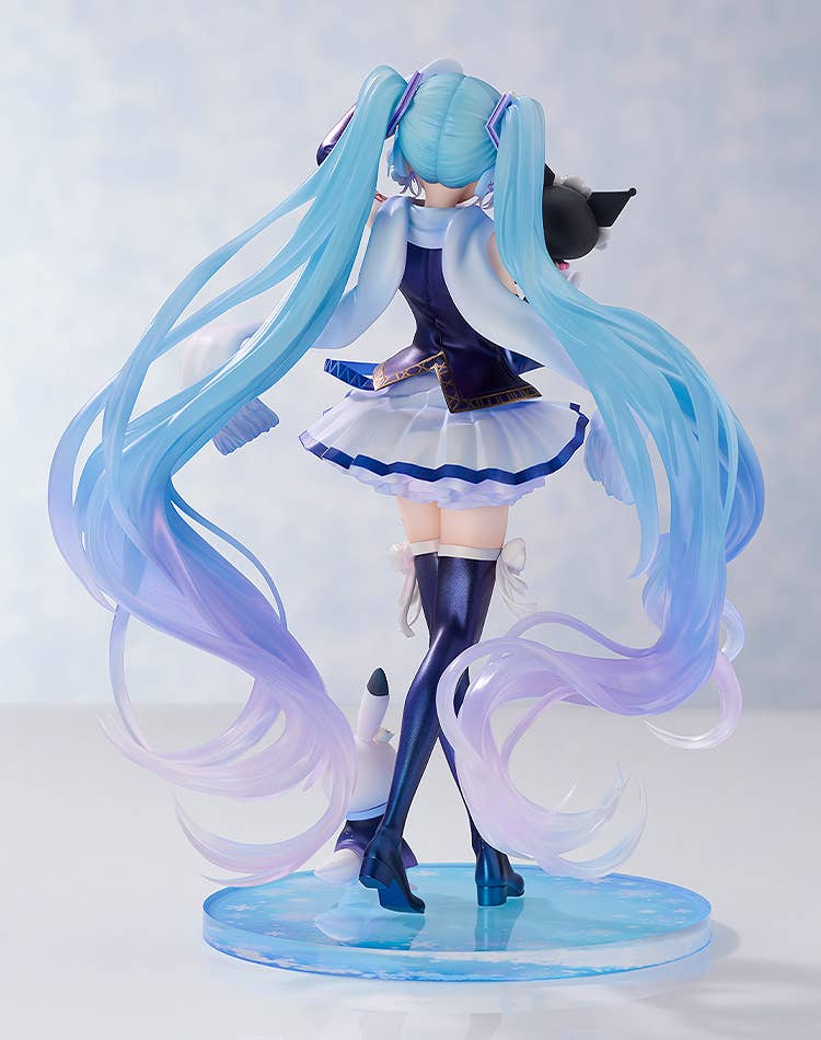 Character Vocal Series 01 Hatsune Miku 1/7 Scale Pre-Painted Figure: Snow Miku x Kuromi image 6