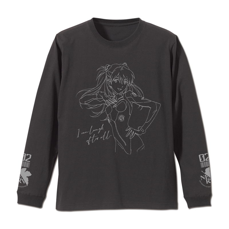 Evangelion - Asuka Langley Shikinami Ribbed Long Sleeve T-shirt (Sumi | Size L) image 1
