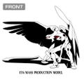 Evangelion - Neon Genesis Evangelion: The Movie Eva Mass Production Model T-shirt (White | Size L) thumbnail 2