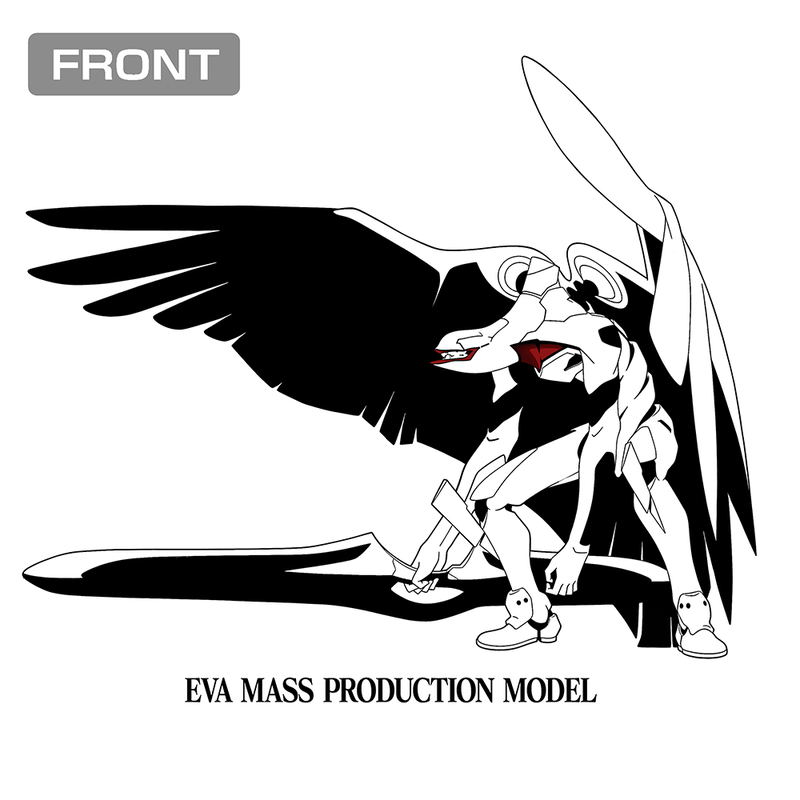 Evangelion - Neon Genesis Evangelion: The Movie Eva Mass Production Model T-shirt (White | Size L) image 2