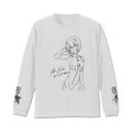 Evangelion - Rei Ayanami Ribbed Long Sleeve T-shirt (White | Size M) thumbnail 1