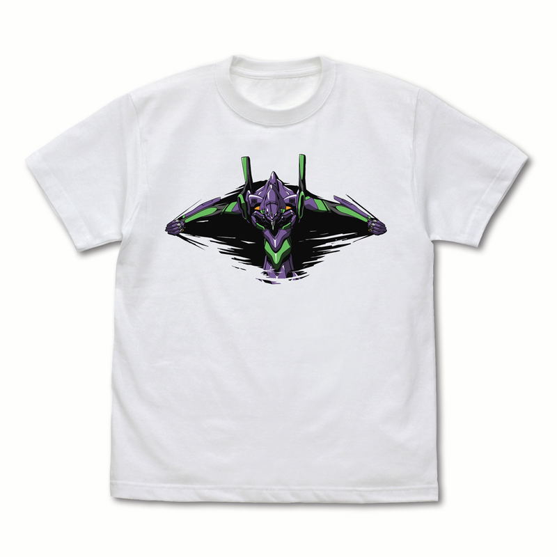 Evangelion - Unit-01 A.T. Field T-shirt (White | Size L) image 1