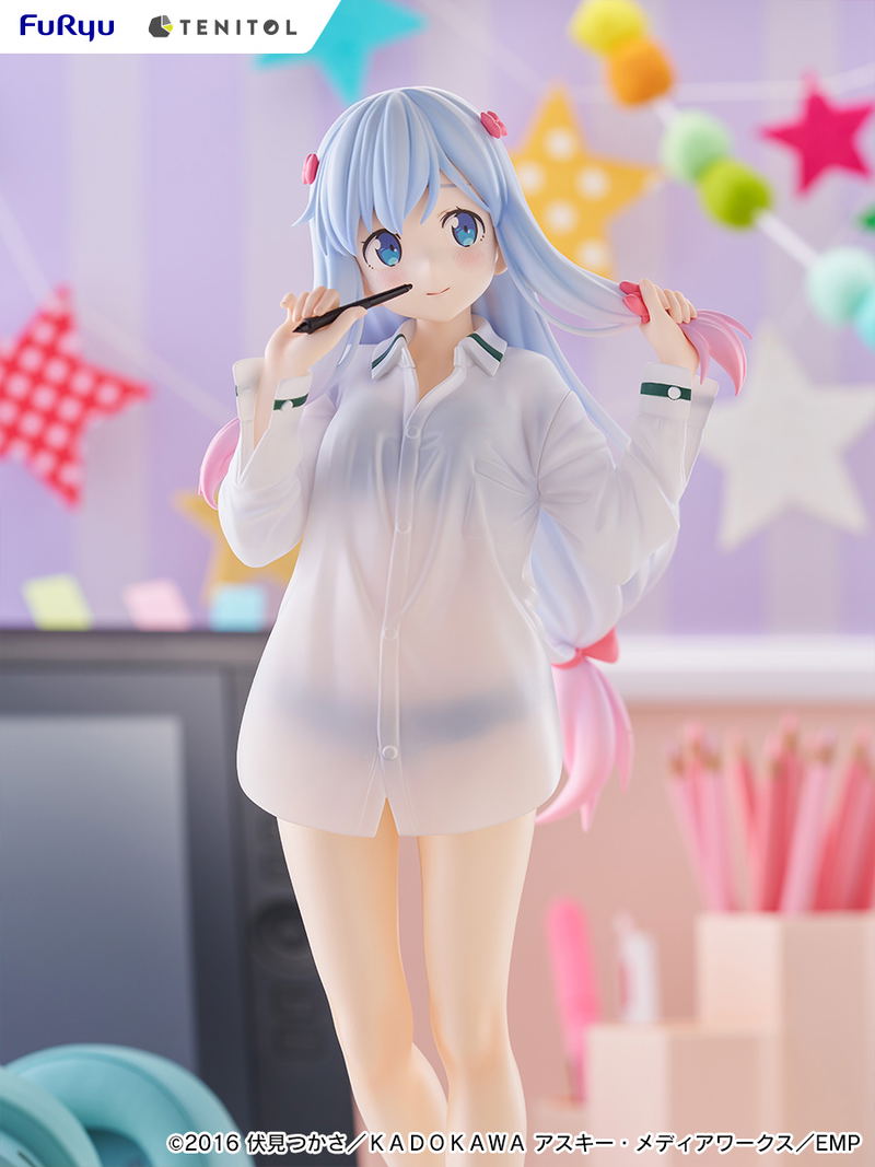 Tenitol Tall Eromanga Sensei: Izumi Sagiri Shirts Ver. image 12