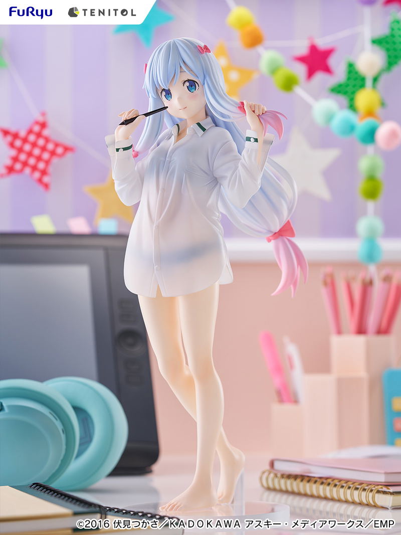 Tenitol Tall Eromanga Sensei: Izumi Sagiri Shirts Ver. image 10