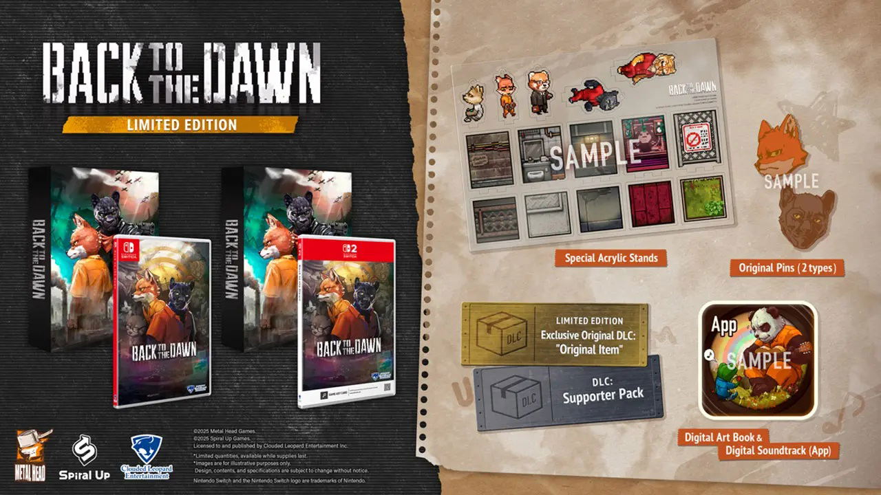 Back to the Dawn [Limited Edition] (Multi-Language) (Cover - English) for Nintendo Switch, Nintendo Switch 2