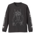 Evangelion - Eva Unit-01 Ribbed Long Sleeve T-shirt (Sumi | Size L) thumbnail 1