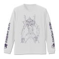 Evangelion - Eva Unit-01 Ribbed Long Sleeve T-shirt (White | Size M) thumbnail 1