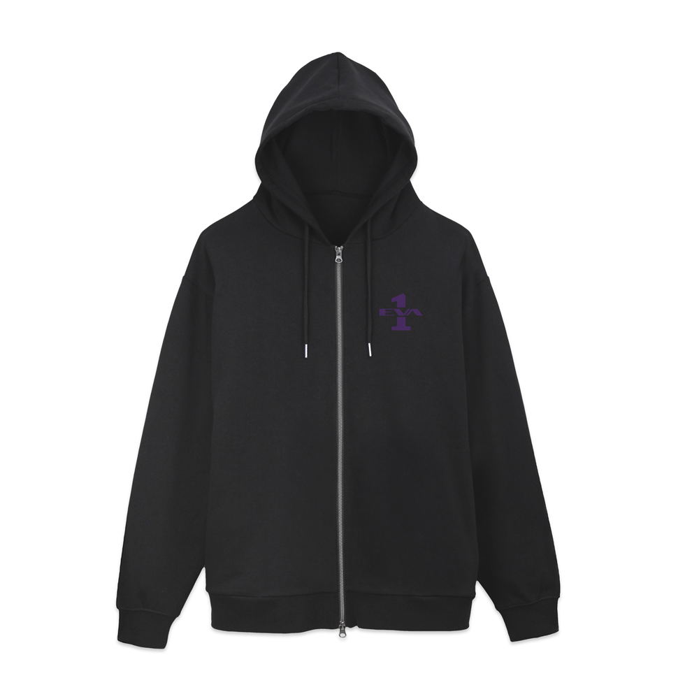 Evangelion - Eva Unit-01 Zip Hoodie (Black | Size M)