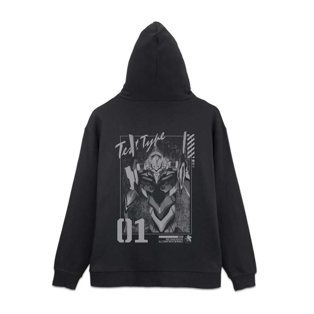 Evangelion - Eva Unit-01 Zip Hoodie (Black | Size XXL)