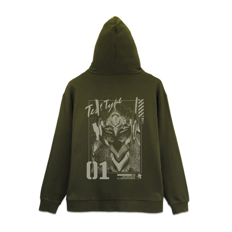Evangelion - Eva Unit-01 Zip Hoodie (Moss | Size L) image 1