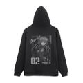 Evangelion - Shikinami Asuka Langley Zip Hoodie (Black | Size XXL) thumbnail 1