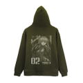 Evangelion - Shikinami Asuka Langley Zip Hoodie (Moss | Size XL) thumbnail 1