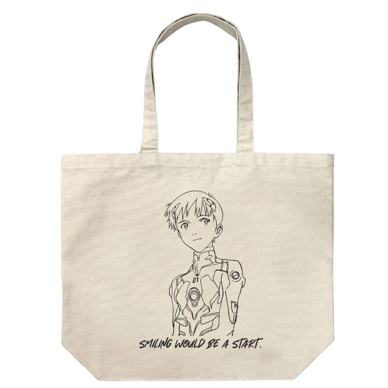 Evangelion - Shinji Ikari Large Tote Bag (Natural) image 1