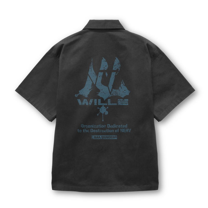 Evangelion - Wille Work Shirt (Gray | Size L) image 1