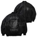 Attack On Titan - Survey Corps MA-1 Jacket Ver. 2.0 (Black | Size L) thumbnail 1
