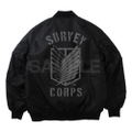 Attack On Titan - Survey Corps MA-1 Jacket Ver. 2.0 (Black | Size M) thumbnail 2