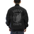 Attack On Titan - Survey Corps MA-1 Jacket Ver. 2.0 (Black | Size XL) thumbnail 5