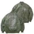 Attack On Titan - Survey Corps MA-1 Jacket Ver. 2.0 (Moss | Size L) thumbnail 1