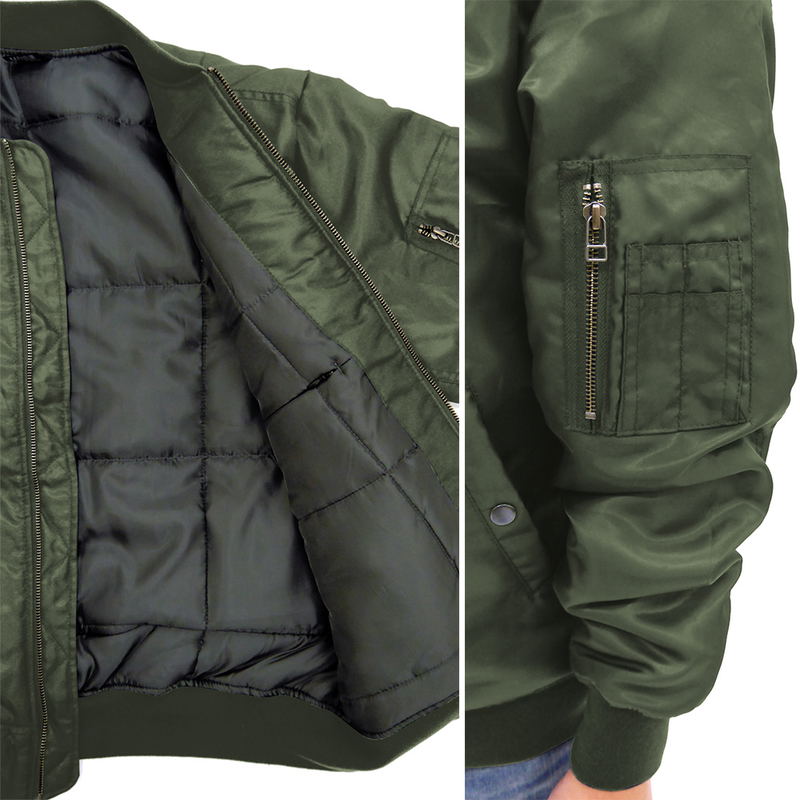 Attack On Titan - Survey Corps MA-1 Jacket Ver. 2.0 (Moss | Size L) image 7