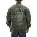Attack On Titan - Survey Corps MA-1 Jacket Ver. 2.0 (Moss | Size M) thumbnail 5