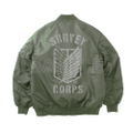 Attack On Titan - Survey Corps MA-1 Jacket Ver. 2.0 (Moss | Size XL) thumbnail 2