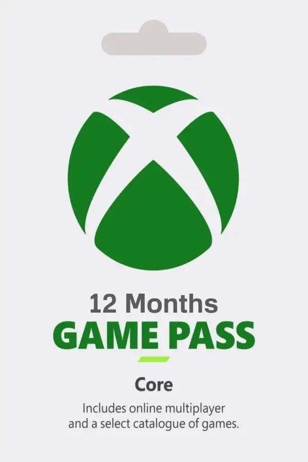 Xbox Game Pass Core 12 Months Membership India digital for Xbox One, Xbox Series X, Xbox Series S