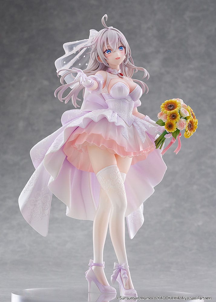 Alya Sometimes Hides Her Feelings in Russian 1/7 Scale Pre-Painted Figure: Alisa Mikhailovna Kujou Wedding Dress Ver. image 9