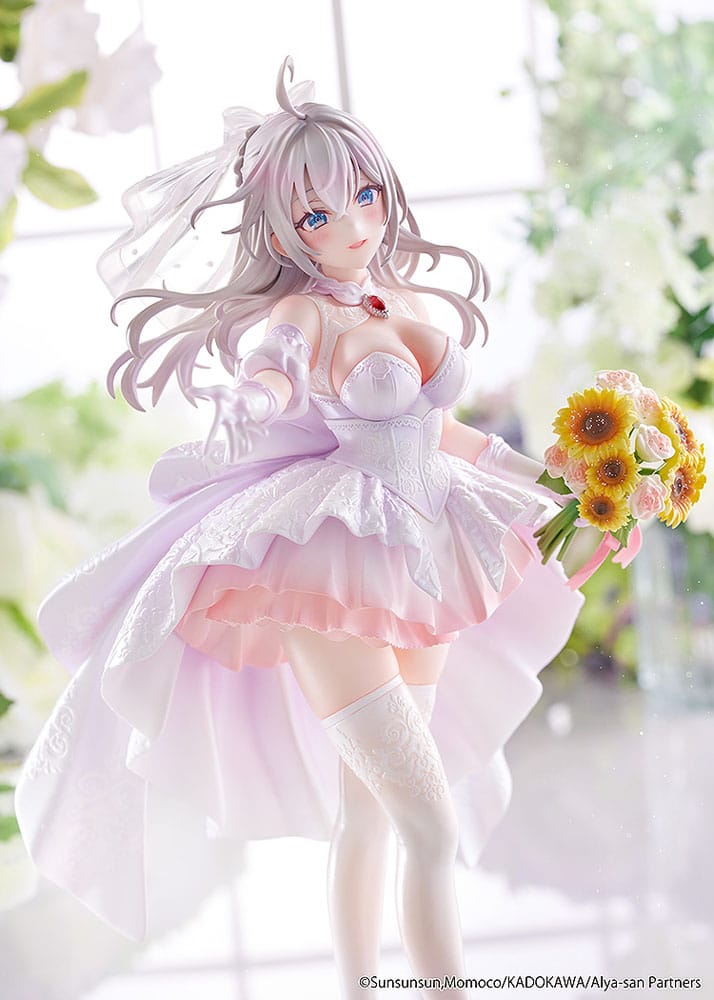 Alya Sometimes Hides Her Feelings in Russian 1/7 Scale Pre-Painted Figure: Alisa Mikhailovna Kujou Wedding Dress Ver. image 12