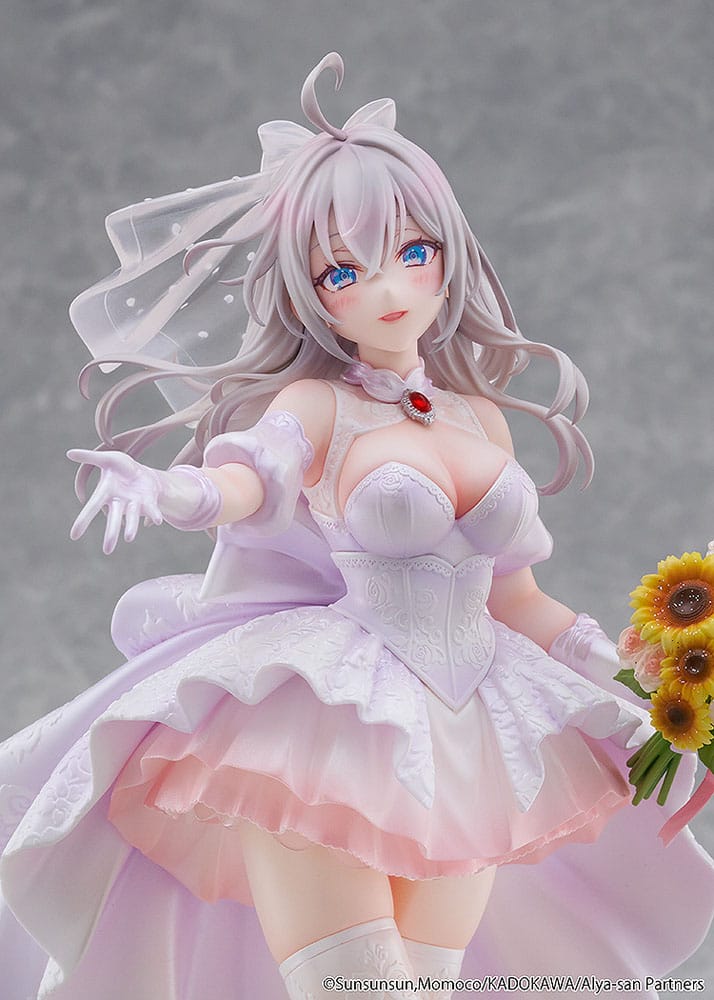 Alya Sometimes Hides Her Feelings in Russian 1/7 Scale Pre-Painted Figure: Alisa Mikhailovna Kujou Wedding Dress Ver. image 6