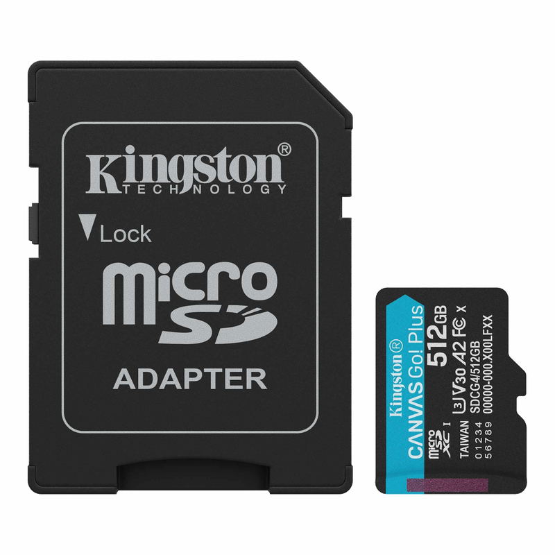 Kingston Canvas Go! Plus microSD Memory Card (512GB) image 1