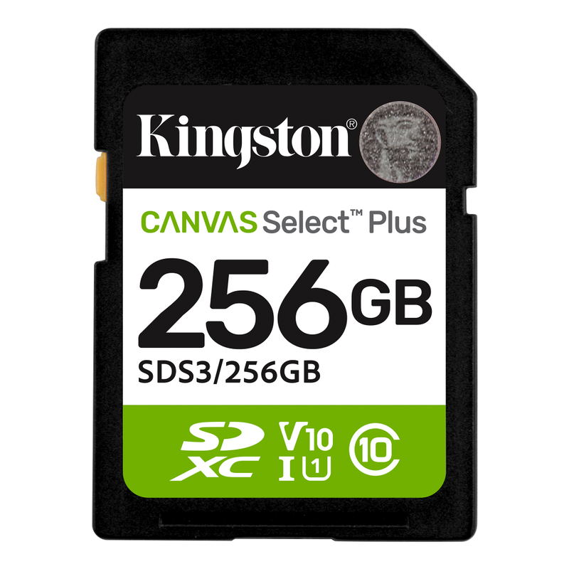 Kingston Canvas Select Plus SD Memory Card (256GB) image 1