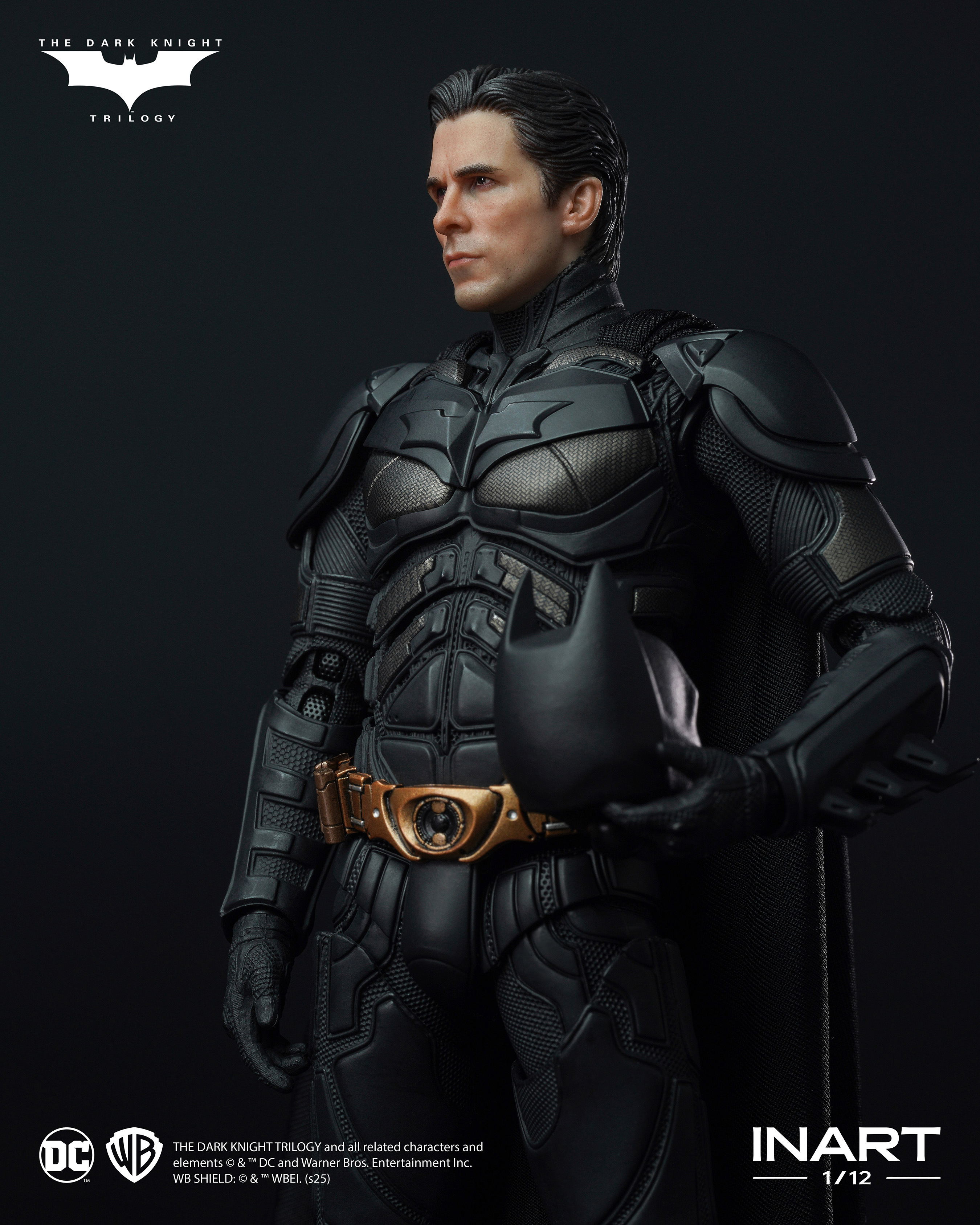 INART BATMAN THE DARK KNIGHT RISES デラックス The Dark Knight Rises 1/12 Scale Action Figure: Batman (The Dark