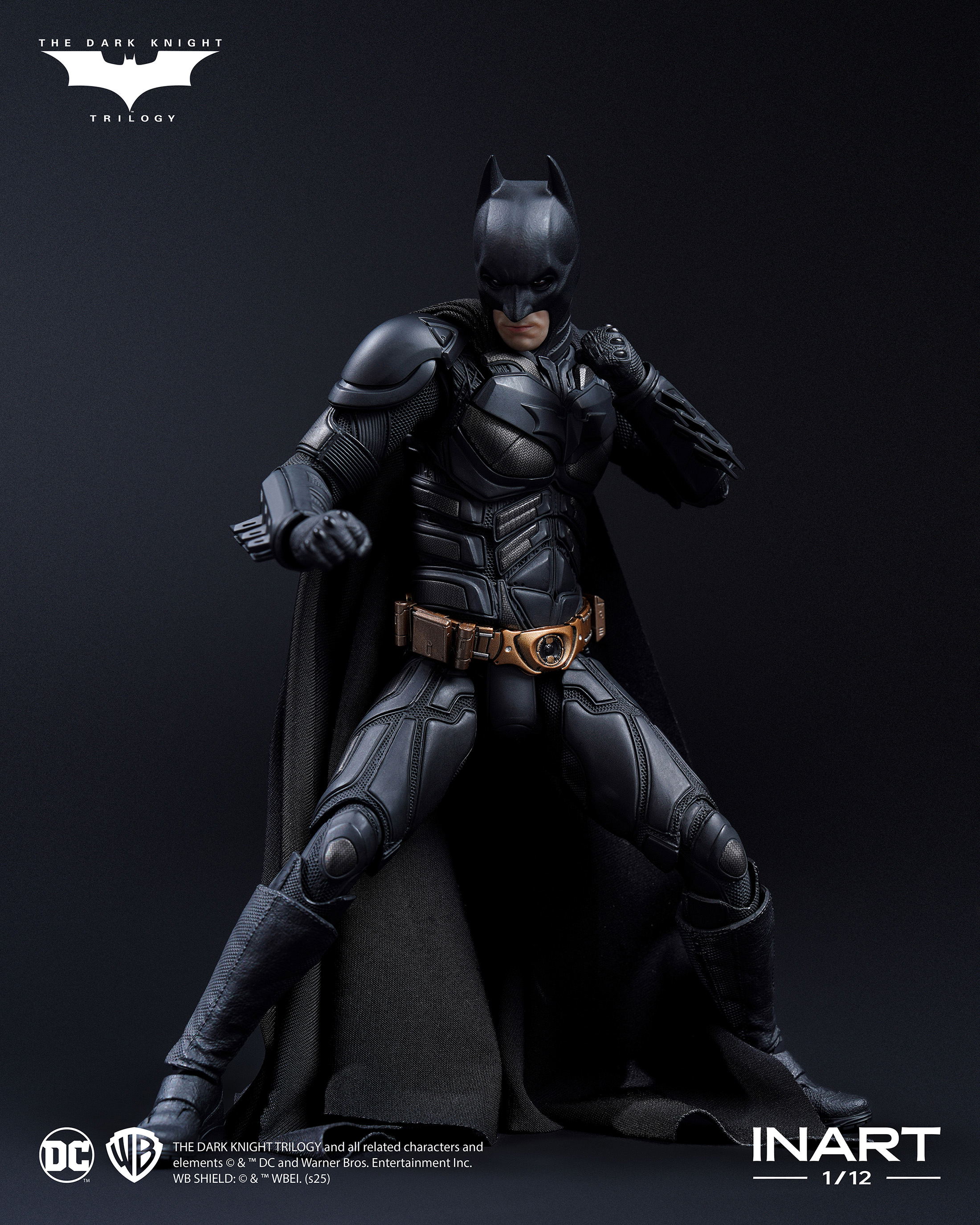 BATMAN THE DARK KNIGHT RISES フィギュア The Dark Knight Rises 1/12 Scale Action Figure: Batman (The Dark