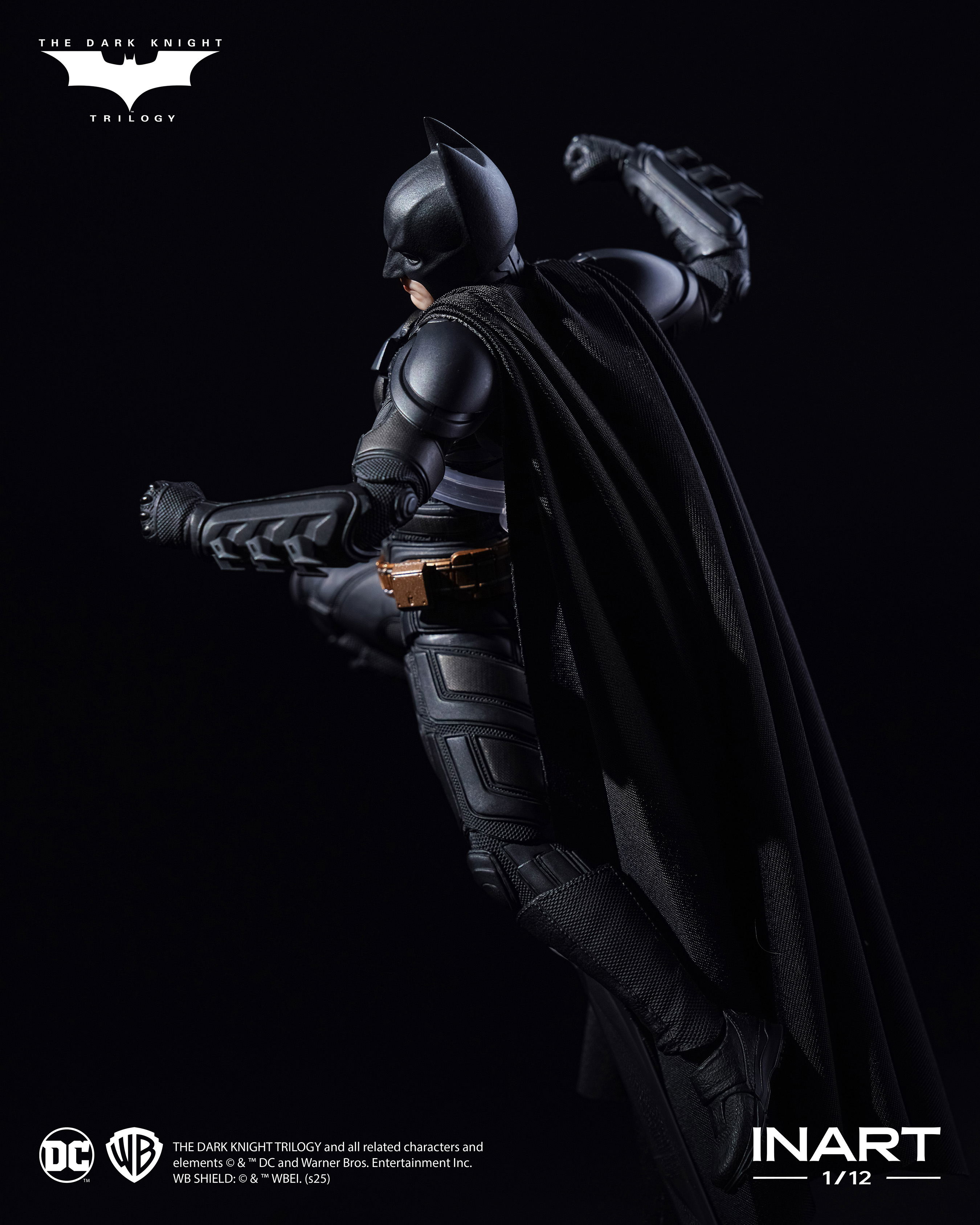 The Dark Knight Rises 1/12 Scale Action Figure: Batman (The Dark