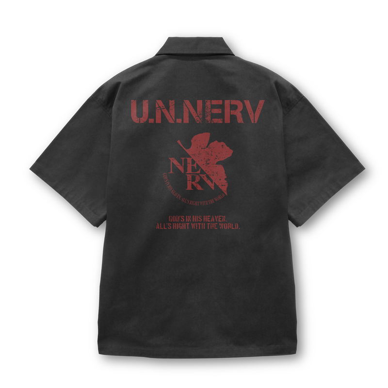 Evangelion - Nerv Work Shirt (Gray | Size M) image 1