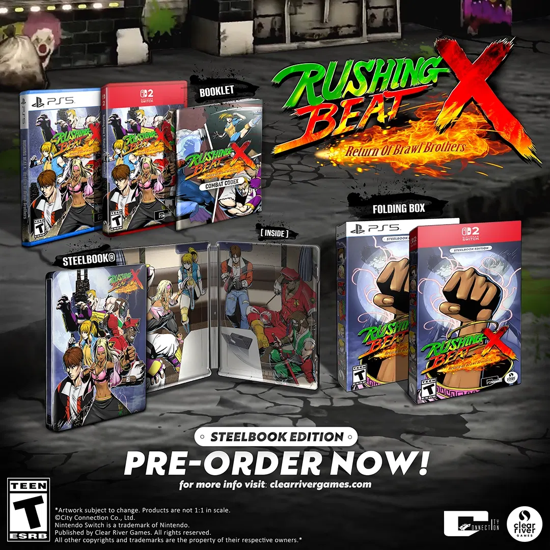 RUSHING BEAT X: Return of Brawl Brothers [Steelbook Edition] — Import Game Deal
