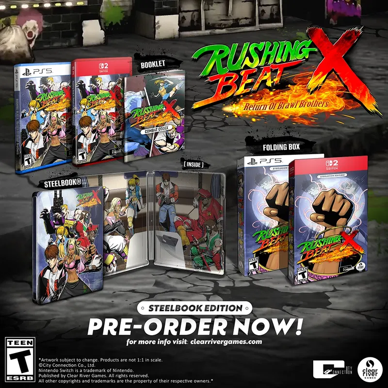RUSHING BEAT X: Return of Brawl Brothers [Steelbook Edition] image 1