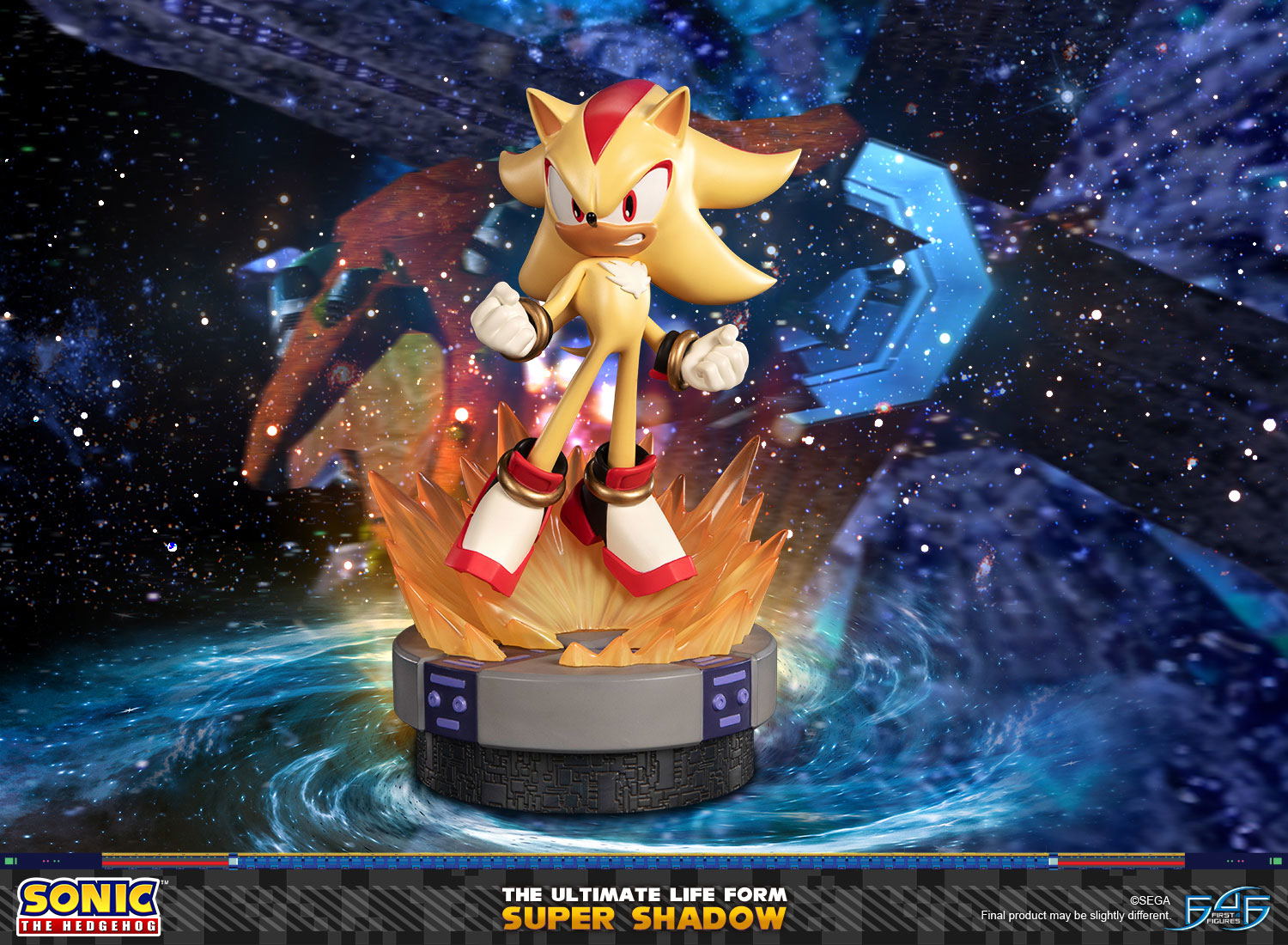 Sonic The Hedgehog Resin Statue: The Ultimate Life Form Super Shadow [Standard Edition]