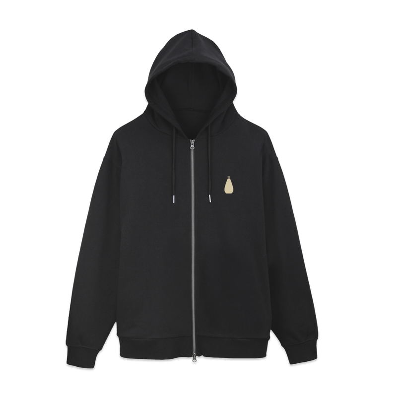 Gintama - Tosshi's I believe Working Is Losing Zip Hoodie (Black | Size L) image 2