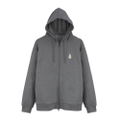 Gintama - Tosshi's I believe Working Is Losing Zip Hoodie (Mix Gray | Size XXL) thumbnail 2