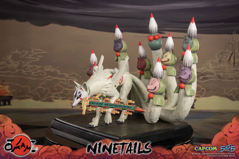 Okami Resin Statue: Ninetails [Standard Edition] image 14
