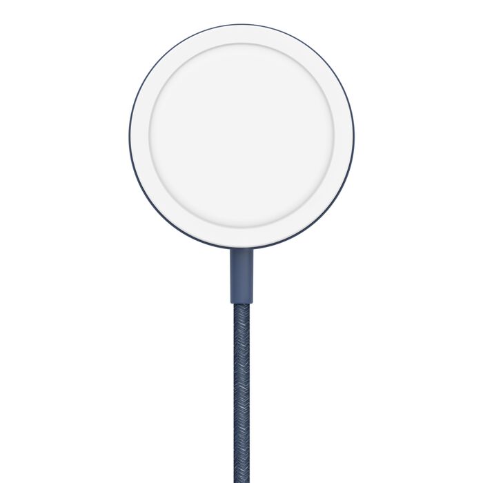 Belkin BoostCharge Pro Portable Wireless Charger Pad with Official MagSafe Charging 15W [No PSU Included] (Blue) image 1