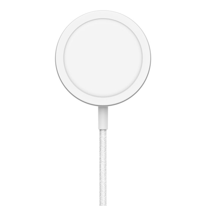 Belkin BoostCharge Pro Portable Wireless Charger Pad with Official MagSafe Charging 15W [PSU Included] (White) image 1