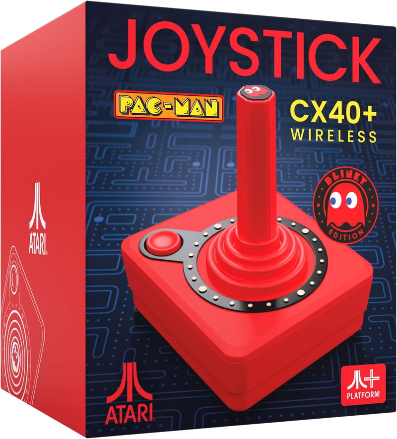 CX40+ Wireless Joystick: PAC-MAN Edition (Red) image 1