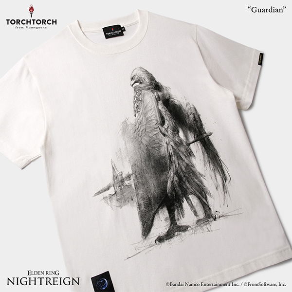Elden Ring Nightreign x Torch Torch - Guardian T-shirt (Vanilla White | Size M) image 3