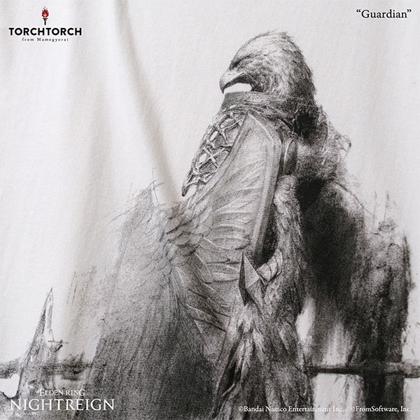 Elden Ring Nightreign x Torch Torch - Guardian T-shirt (Vanilla White | Size M) image 4