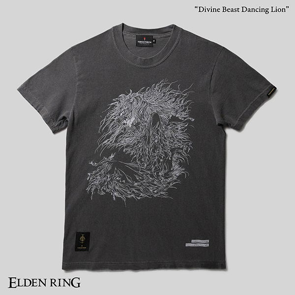 Elden Ring x Torch Torch - Divine Beast Dancing Lion T-shirt (Black | Size L) image 1