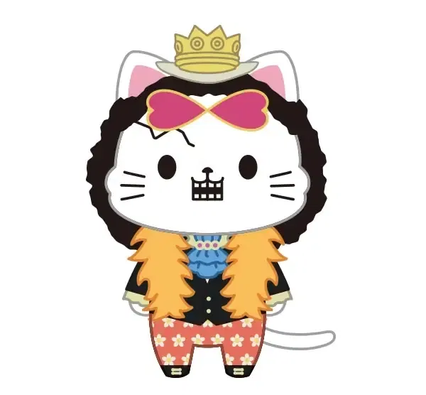 One Piece WithCAT Plush Key Chain With Eye Mask Brook — Import Game Deal